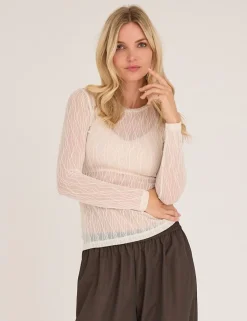 a-view Evalla Bluse - creme