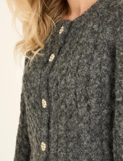 a-view Kabba Knit Cardigan - Grå grey Online