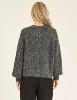 a-view Kabba Knit Cardigan - Grå grey Online