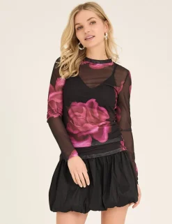 a-view Silke Bluse - print Discount