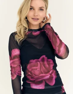 a-view Silke Bluse - print Discount