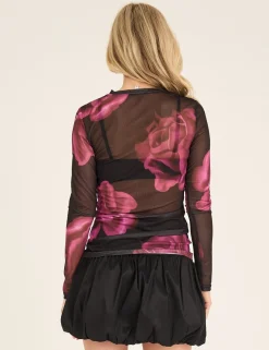 a-view Silke Bluse - print Discount