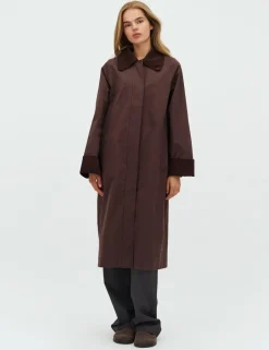 dahrling D'ahrling Annalia Cord Frakke - Mørkebrun Dark Brown Hot