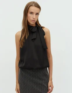 dahrling D'ahrling Deda Satin Top - Sort black New