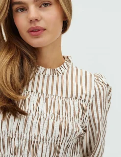 dahrling D'ahrling Dossa Twin Stripe Smock Bluse - Stribet striped Online