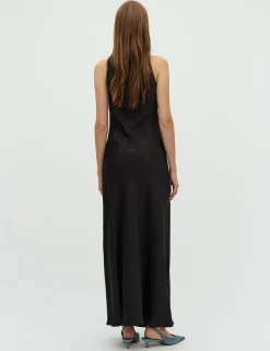 dahrling D'ahrling Melinie Heavy Satin Kjole - Sort black