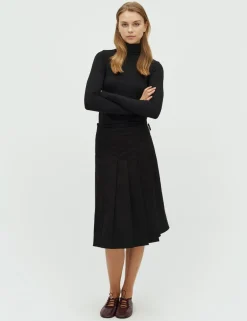 dahrling D'ahrling Misilla Twill Nederdel - Sort black Clearance