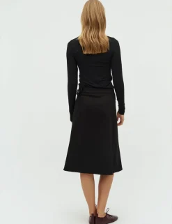 dahrling D'ahrling Misilla Twill Nederdel - Sort black Clearance