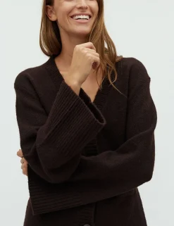 dahrling D'ahrling Tixie Knit Cardigan - Mørkebrun Dark Brown Hot