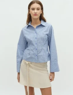 dahrling D'ahrling Tosa Stripe Skjorte - Blå blue Best