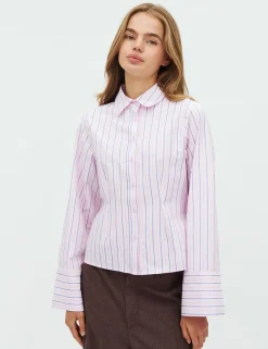 dahrling D'ahrling Tosa Stripe Skjorte - Pink Sky Pinksky Best