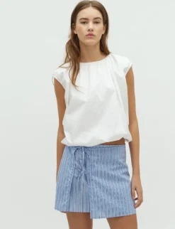 dahrling D'ahrling Yvania Poplin Top - Hvid white Best