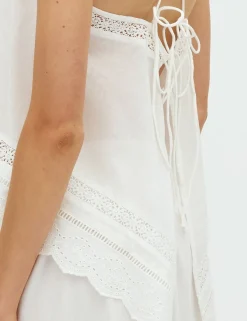 frakment Ailua-F Top - Hvid white Clearance