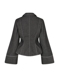 frakment Annalia-F Maxim Skjortebluse - Sort black Discount