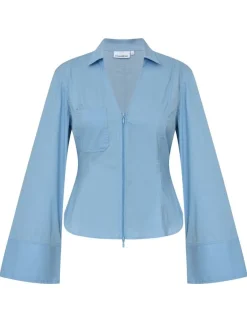 frakment Annalia-F Skjorte - Blå blue Sale