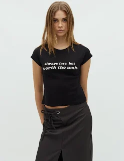 frakment Bellea-F T-shirt - Sort black New