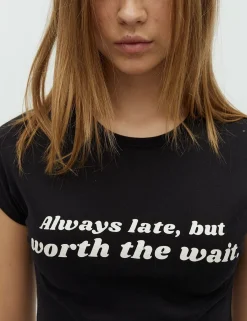 frakment Bellea-F T-shirt - Sort black New