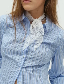 frakment Carolina-F Skjorte - Blå blue New