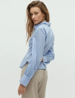 frakment Carolina-F Skjorte - Blå blue New