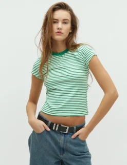 frakment Consuela-F Duell T-shirt - Grøn green Discount