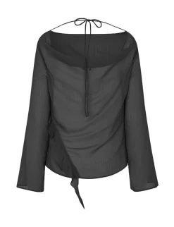 frakment Danema-F Bluse - Sort black Clearance