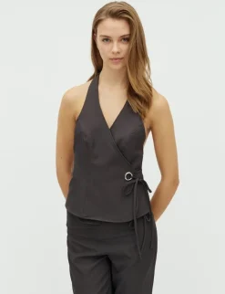 frakment Daulina-F Top - Grå grey Discount