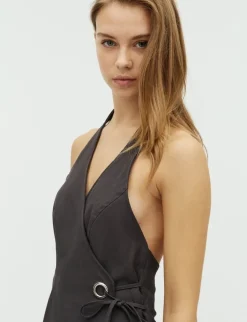 frakment Daulina-F Top - Grå grey Discount