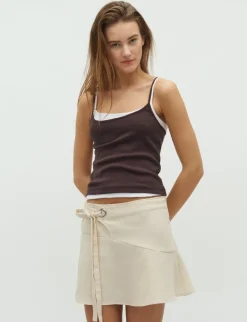 frakment Finea-F Top - Mørkebrun Dark Brown Sale