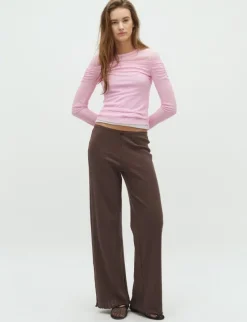 frakment Flo-F Bukser - Brun brown Sale