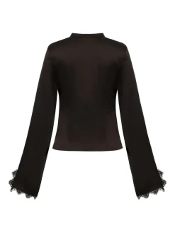 frakment Irene-F Bluse - Mørkebrun Dark Brown Clearance