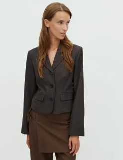 frakment Julenia-F Blazer - Grå grey