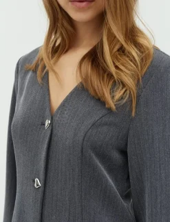 frakment Kanlua-F Bluse - Grå grey Clearance