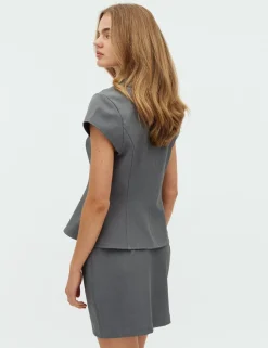 frakment Macala-F Bluse - Grå grey Sale