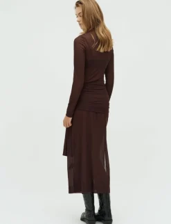 frakment Marcelli-F Kjole - Mørkebrun Dark Brown Online