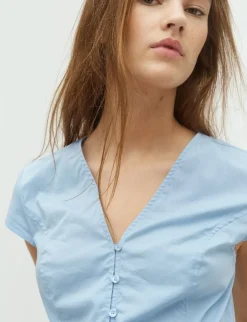 frakment Maulia-F Top - Lyseblå light blue Hot