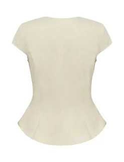 frakment Minea SS-F Top - creme Clearance