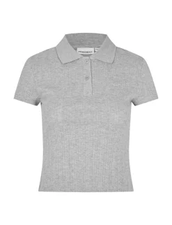 frakment Monci-F Polo T-shirt - Grå grey Sale