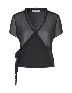 frakment Riobell-F Bluse - Sort black Sale