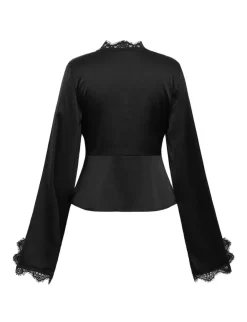 frakment Saibea LS-F Bluse - Sort black Outlet