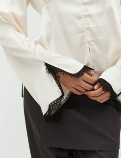 frakment Saibea LS-F Bluse - sugar Discount