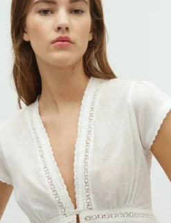 frakment Saibea-F Top - Hvid white Sale