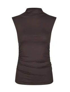 frakment Solei-F Top - Mørkebrun Dark Brown New