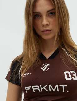 frakment Star Leauge-F T-shirt - Brun brown