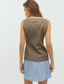 frakment Tira-F Top - Brun brown