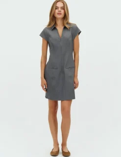 frakment Ullrika-F Kjole - Grå grey Outlet