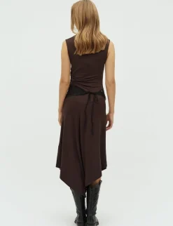 frakment Virolea-F Kjole - Mørkebrun Dark Brown Outlet
