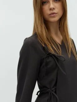 frakment Zakram LS-F Chrisette Bluse - Grå grey Outlet