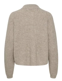 gestuz AlphaGZ Short Cardigan - Sand beige Hot