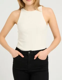 gestuz DrewGZ SL Logo Tank Top - Hvid white Best