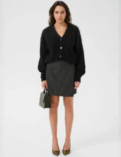 gestuz GZadira MW Wrap Nederdel - Grå grey Discount